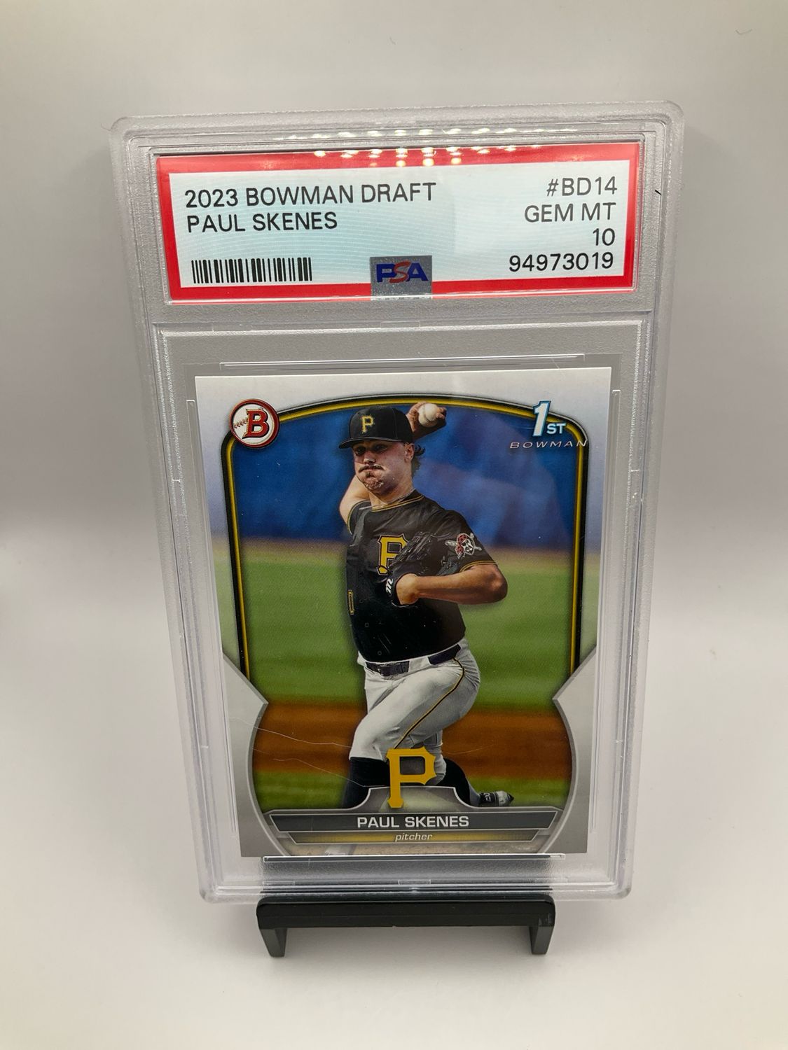 2023 BOWMAN DRAFT #BD14 PAUL SKENES ROOKIE RC PSA 10