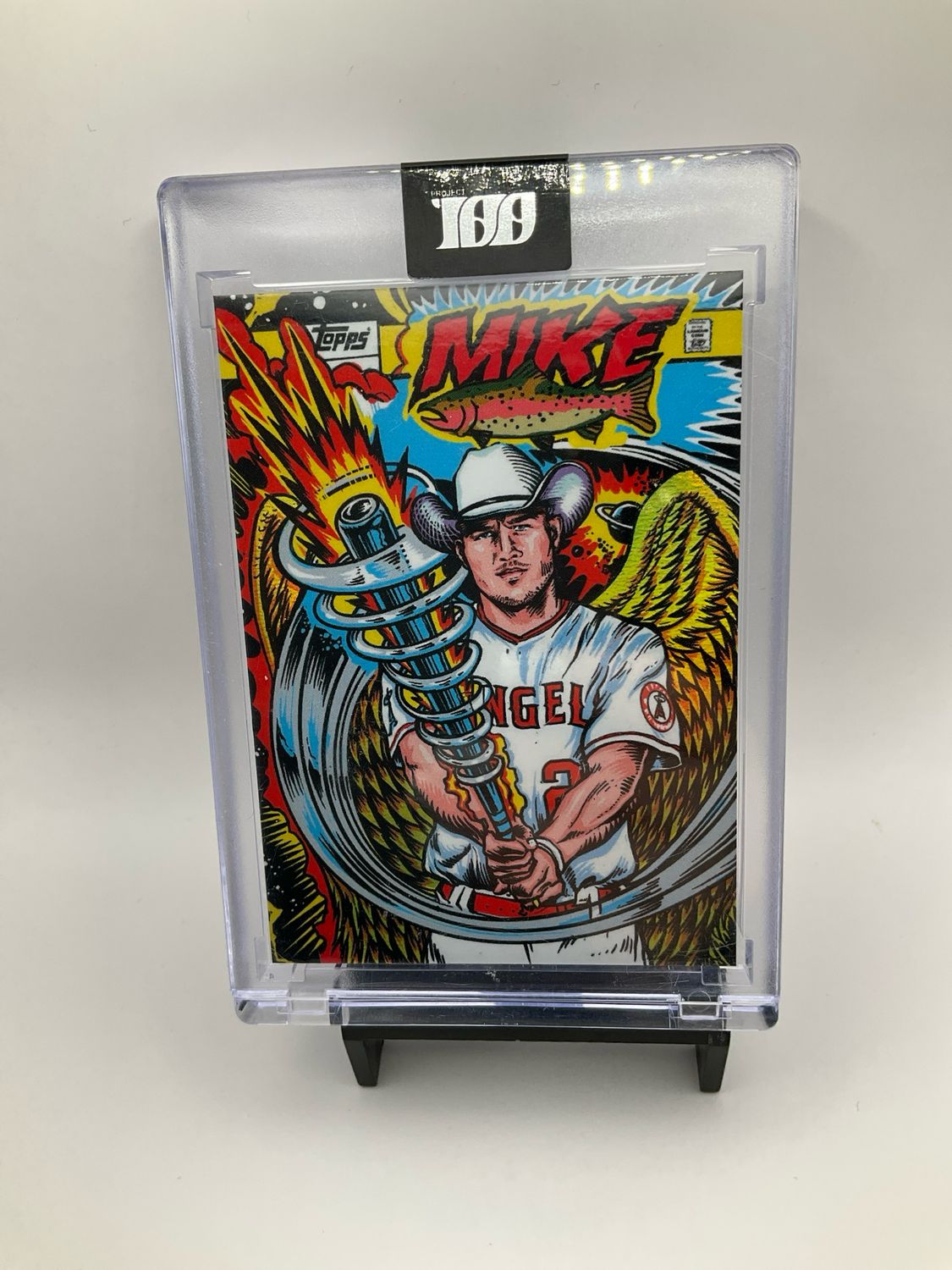 2022 Topps Project 100 Mike Trout #41 by L’Amour Supreme /100