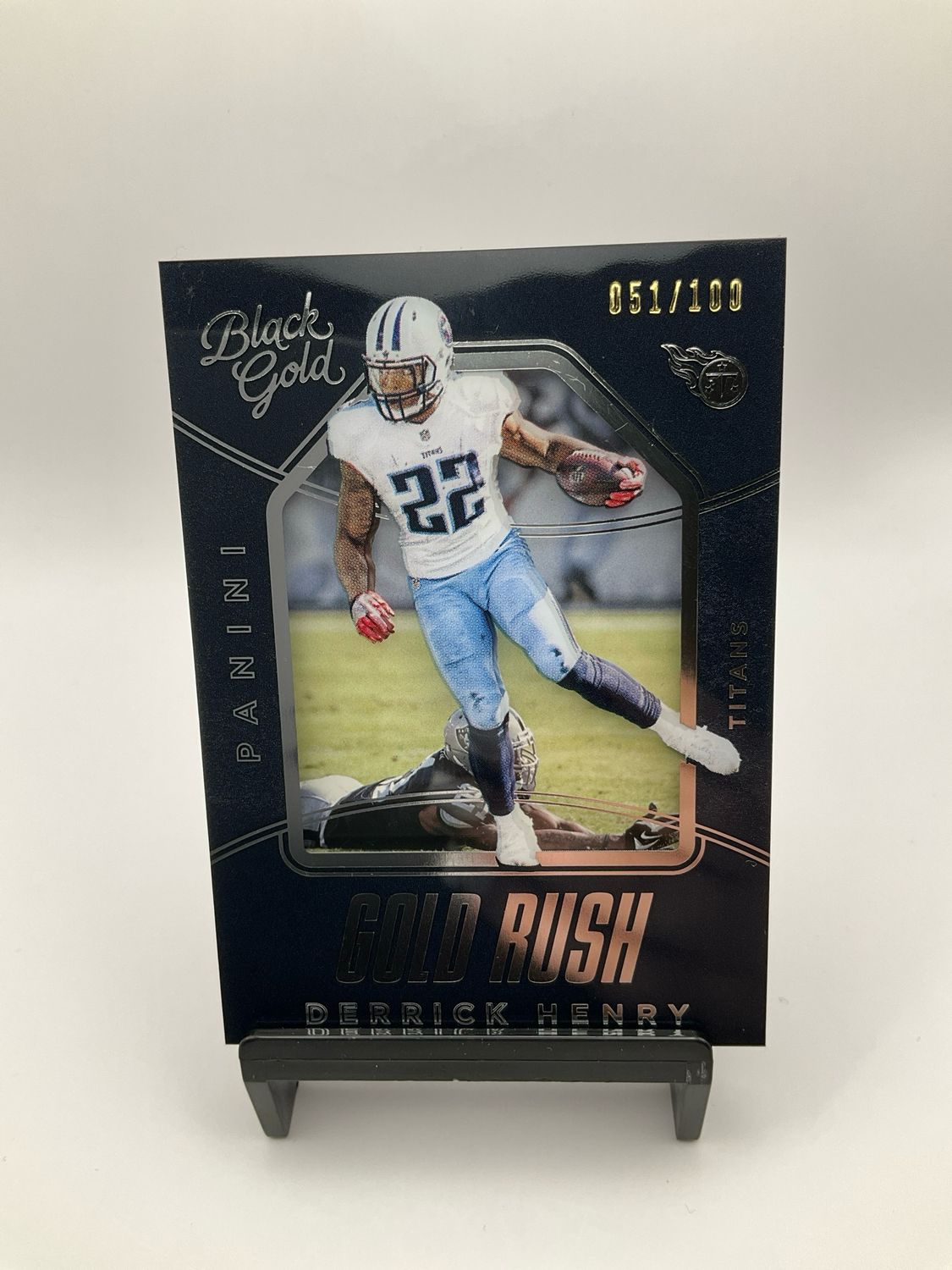 2016 Panini Black Gold RU10 Derrick Henry Gold Rush 051/100