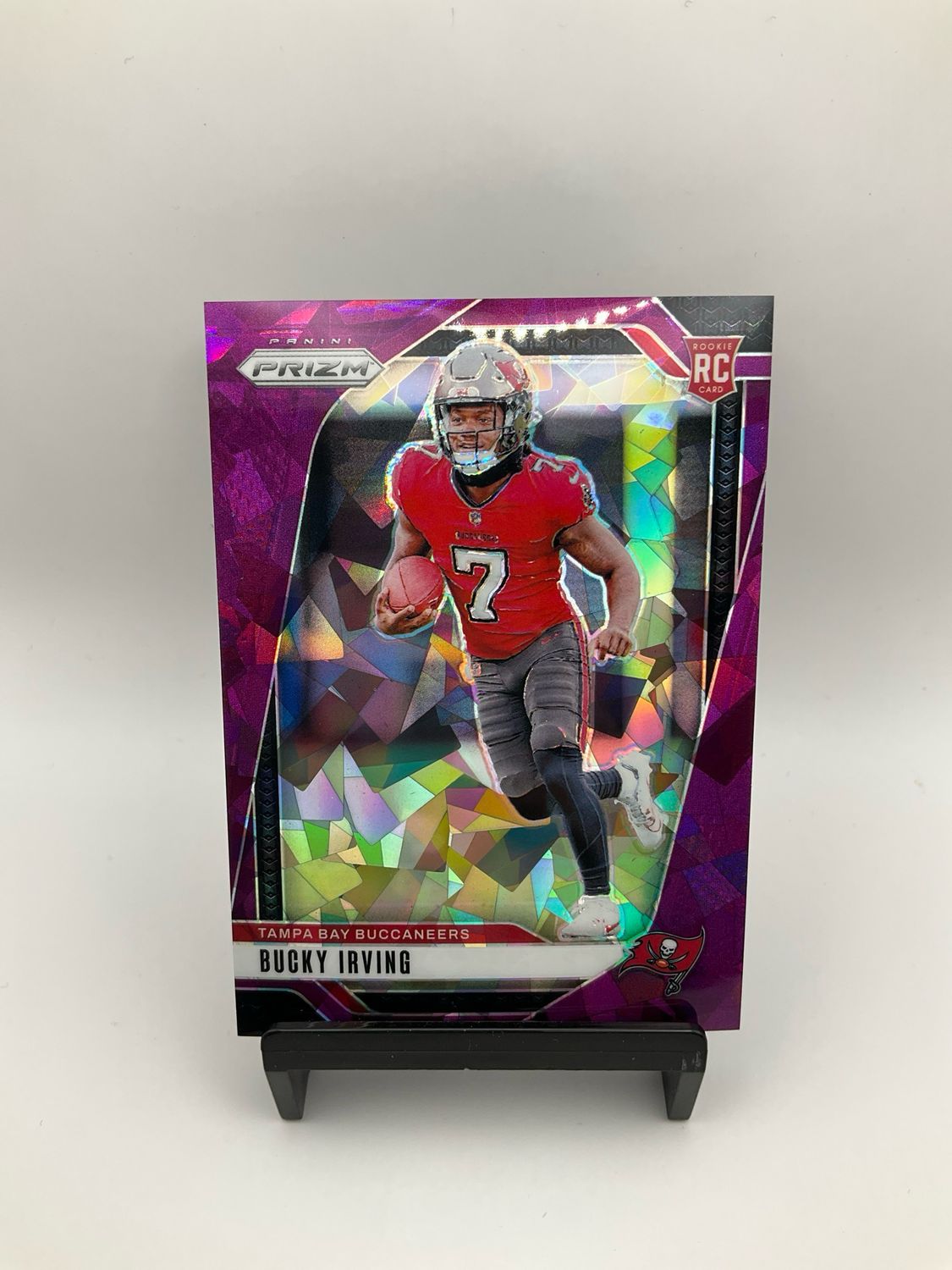 2024 Panini Prizm Bucky Irving 194/225 Purple Cracked Ice #316