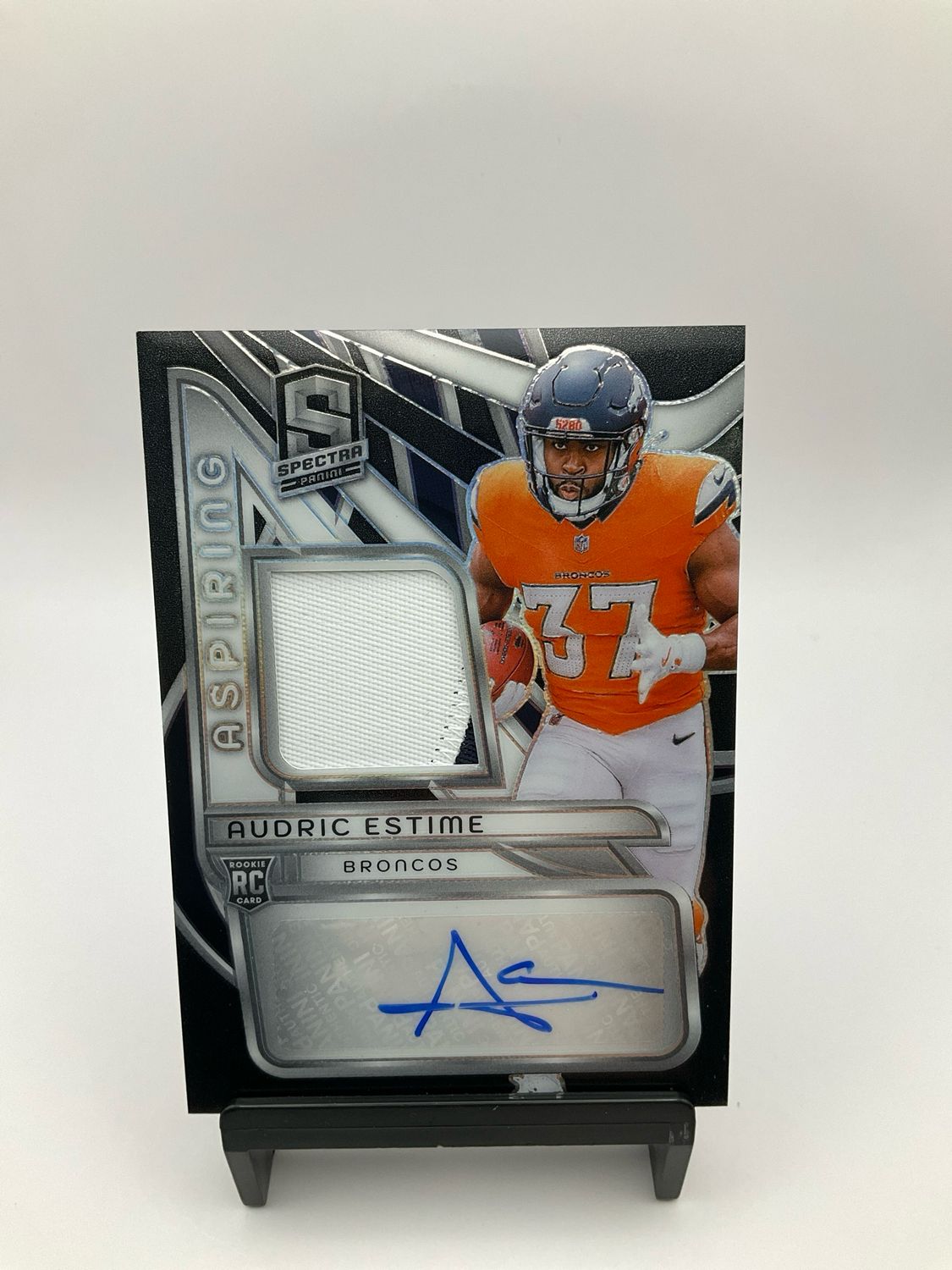 2024 PANINI SPECTRA AUDRIC ESTIME ASPIRING RC PATCH AUTO /99