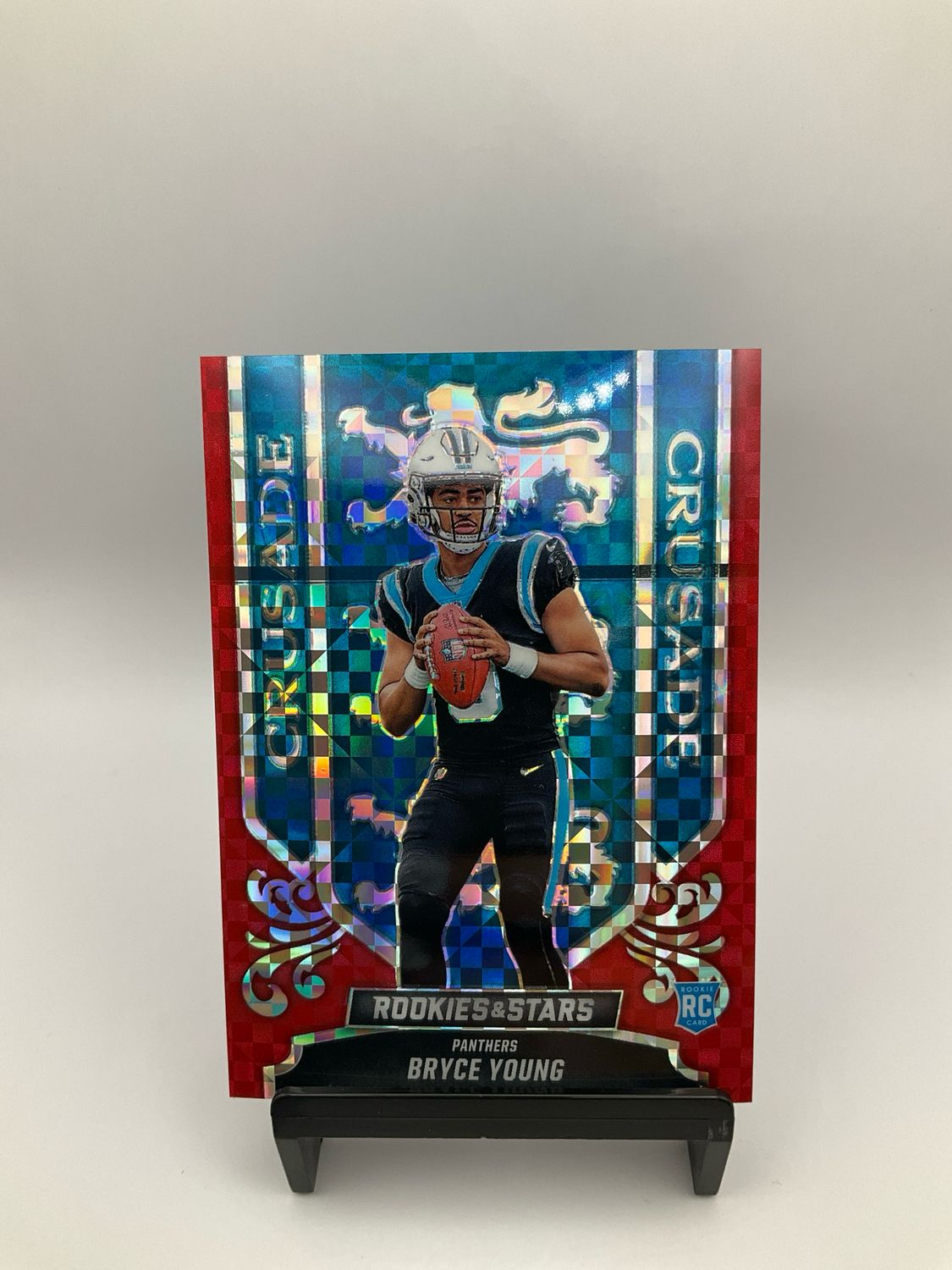 2023 Panini Rookies &amp; Stars BRYCE YOUNG Crusade Red Plaid