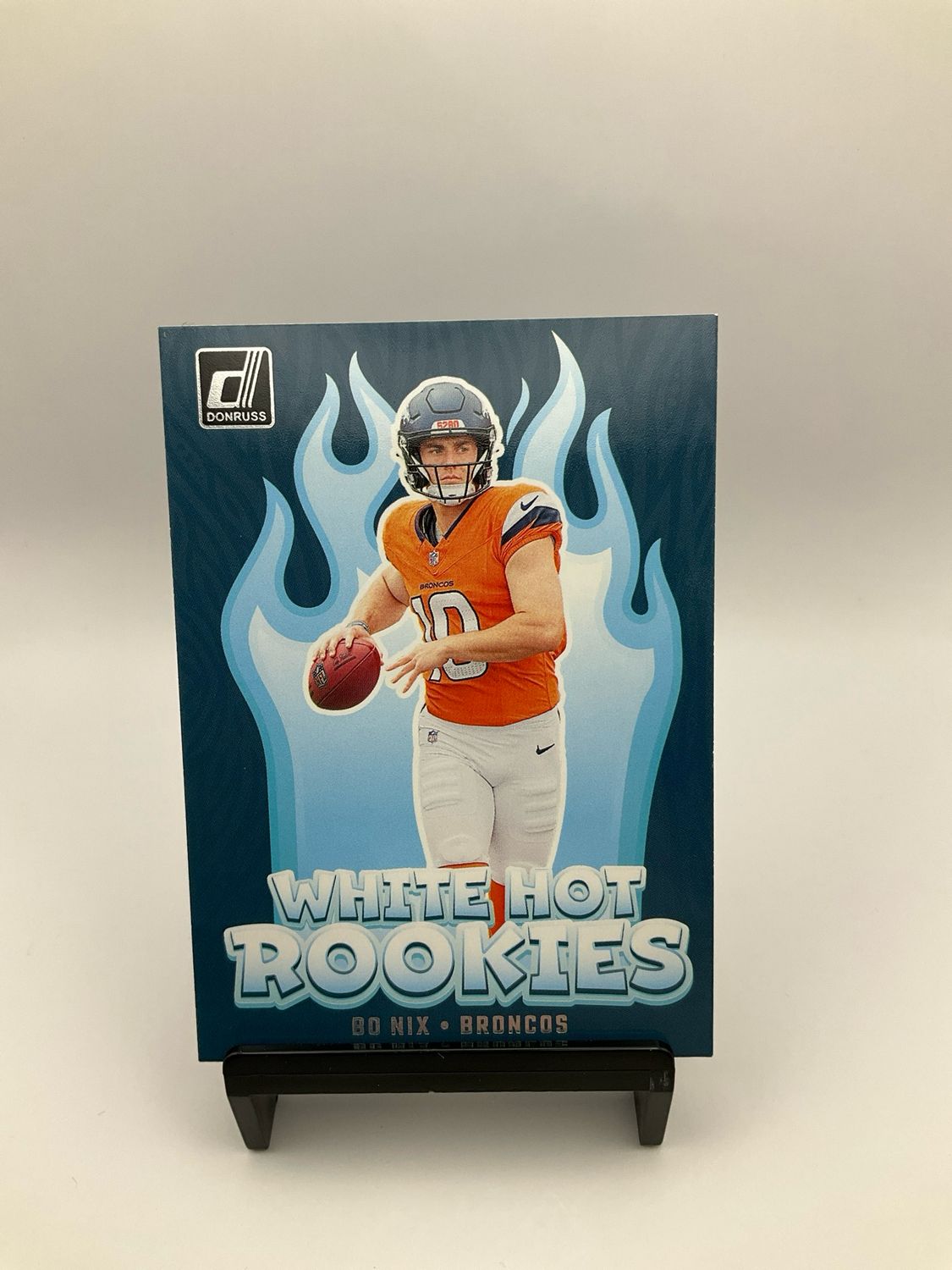 2024 Panini Donruss Football Bo Nix White Hot Rookies RC #WH9