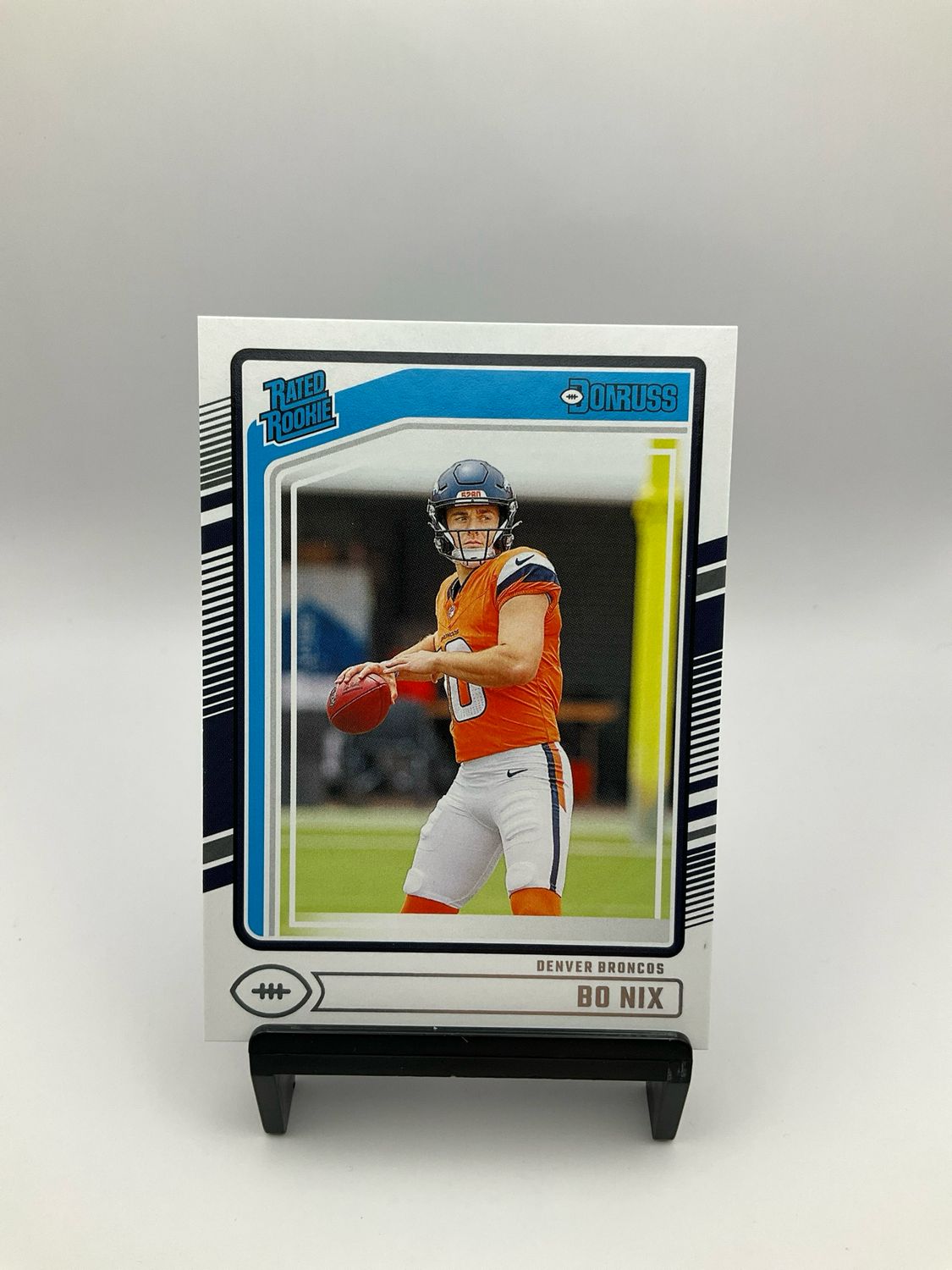 Bo Nix 2024 Panini Donruss Rated Rookie RC 369