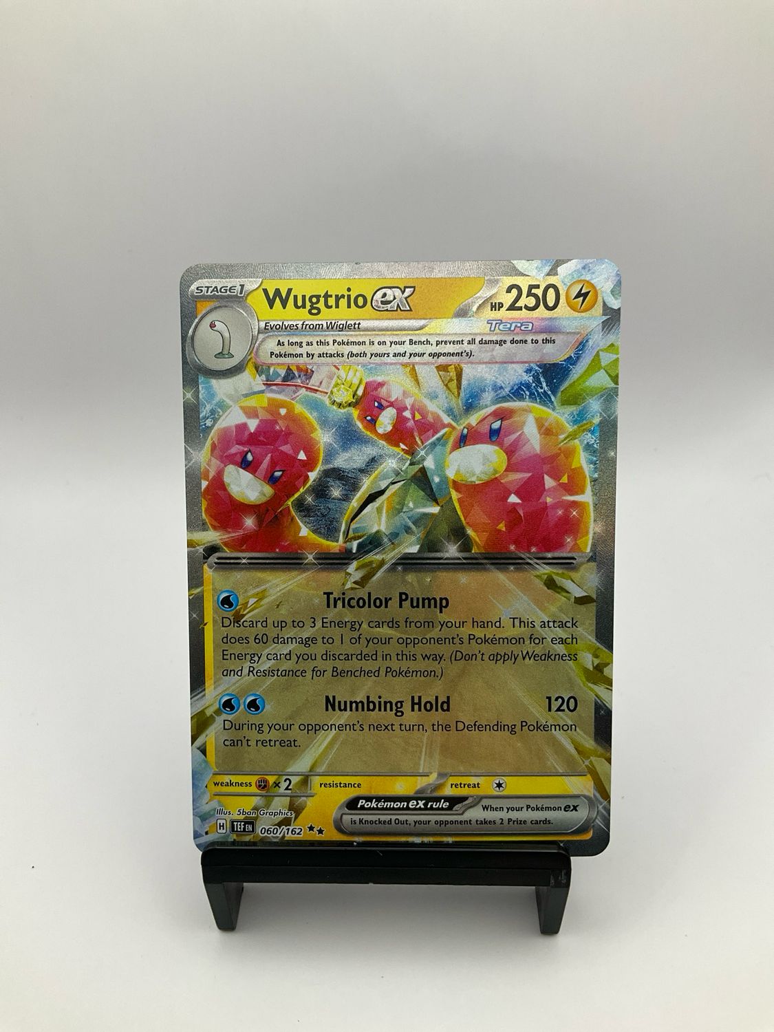 Pokémon TCG Wugtrio ex Scarlet &amp; Violet-Temporal Forces 060/162