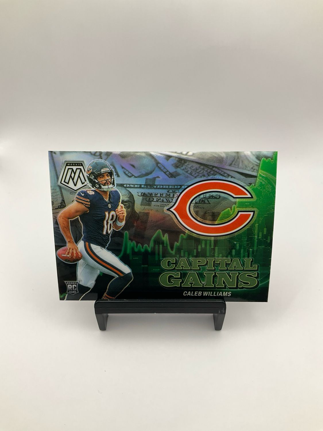 CALEB WILLIAMS 2024 MOSAIC CAPITAL GAINS ROOKIE SILVER PRIZM