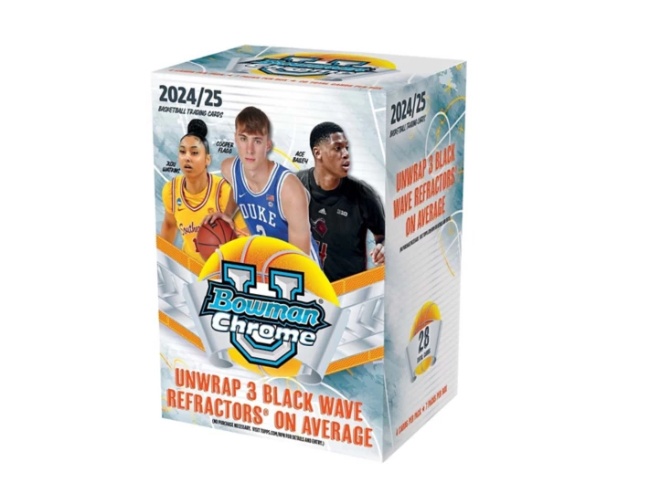 2024/25 BOWMAN CHROME UNIVERISTY BASKETBALL BLASTER