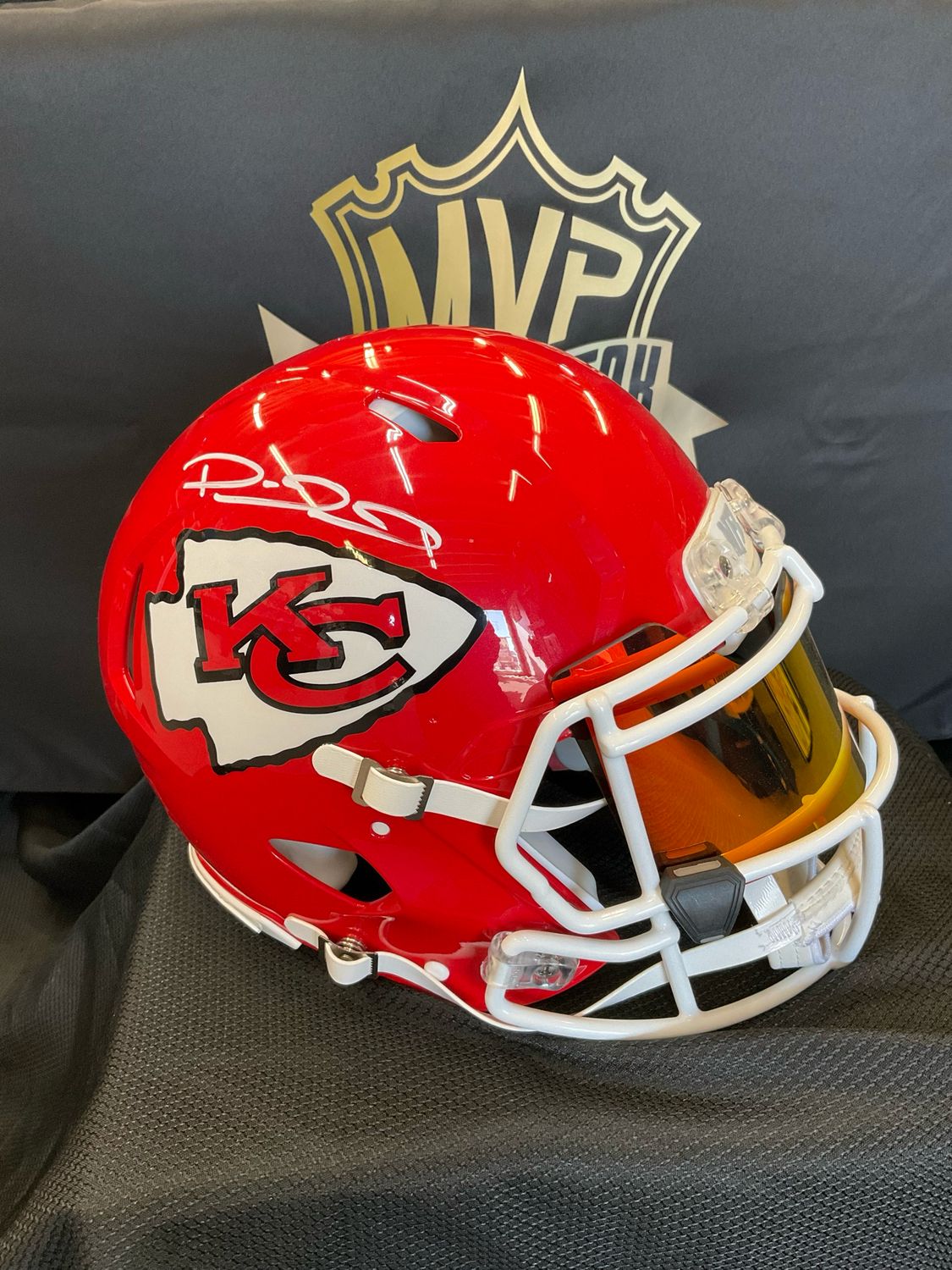 PATRICK MAHOMES SIGNED AUTHENTIC HELMET