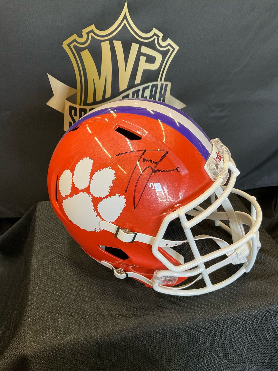 TREVOR LAWRENCE SIGNED REP HELMET