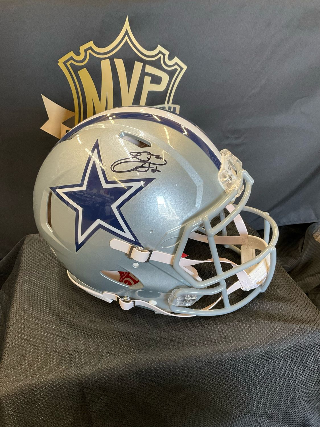 EMMITT SMITH SIGNED AUTHENTIC HELMET