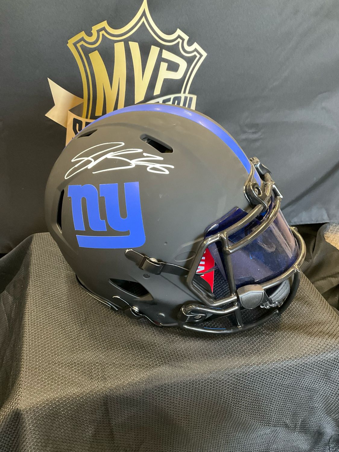 SAQUON BARKLEY SIGNED AUTHENTIC HELMET