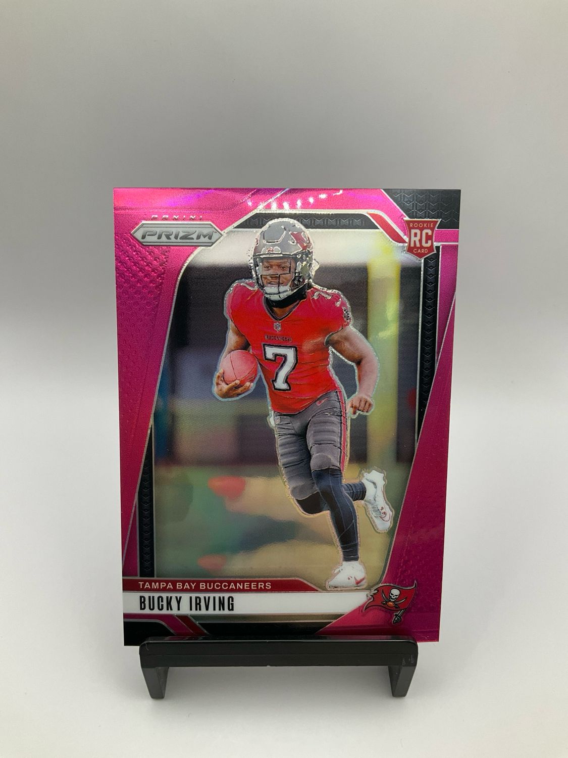 BUCKY IRVING 2024 Panini Prizm Buccaneers SP Pink Prizm Rookie Card #316