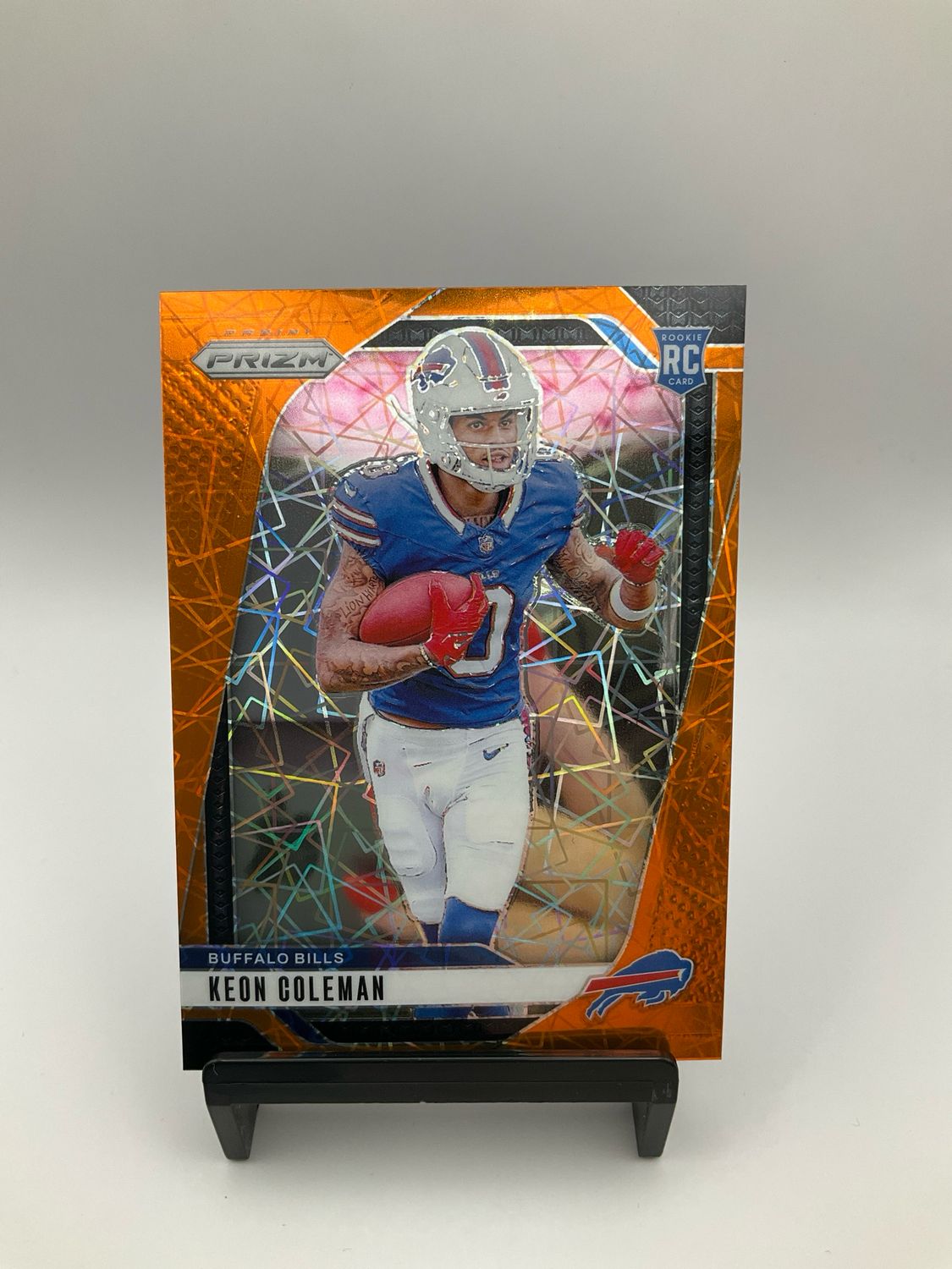 2024 Panini Prizm Keon Coleman Oange Lazer #362