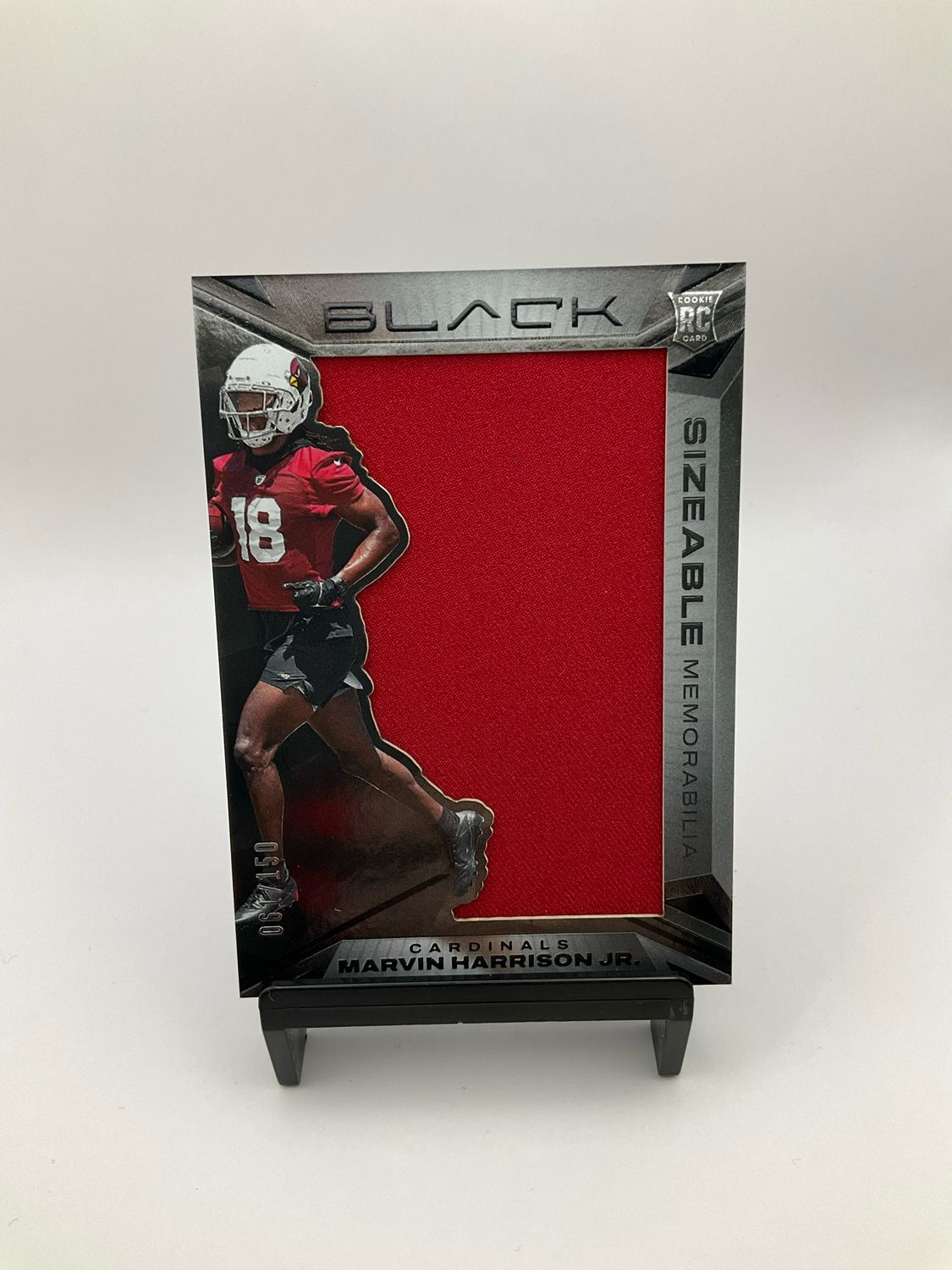 2024 Panini Black Marvin Harrison Jr. Sizeable Memorabilia Rookie Patch /150