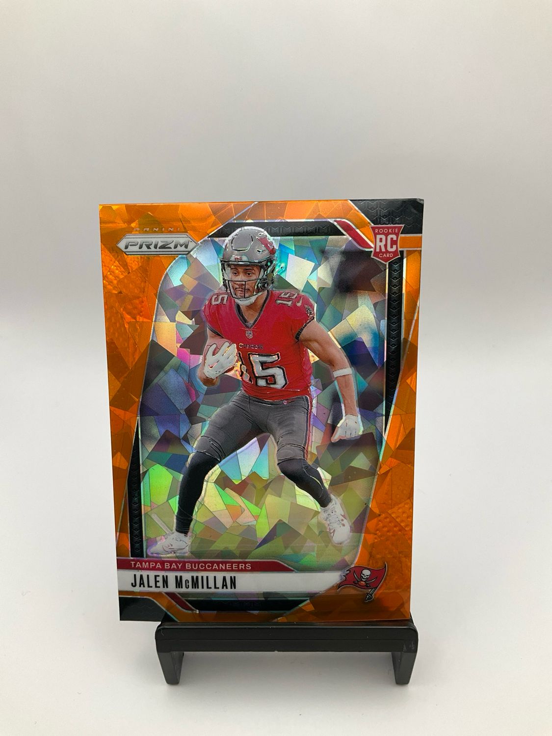 JALEN McMILLAN 2024 Panini Prizm Football Orange Cracked Ice Rookie #338