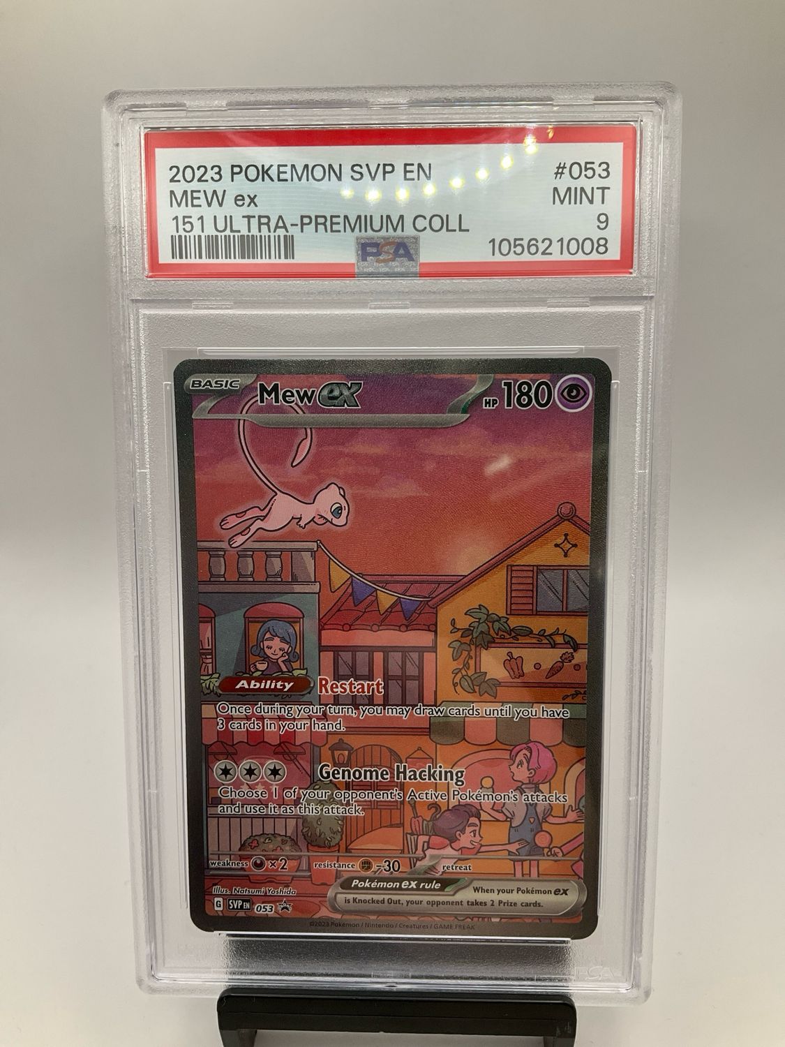 Mew EX 2023 Pokemon SVP EN-SV Black Star Promo #053 151 Ultra-Premium Coll PSA 9
