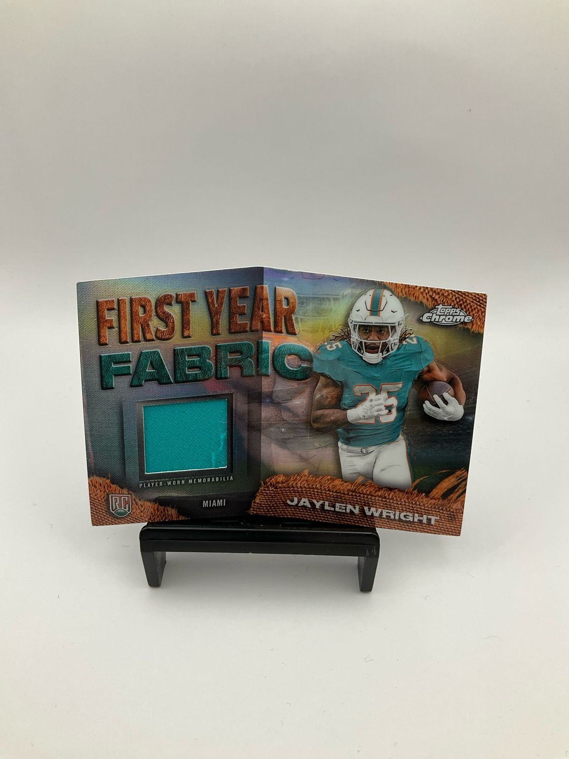 2024 Topps Chrome Jaylen Wright RC First Year Fabric