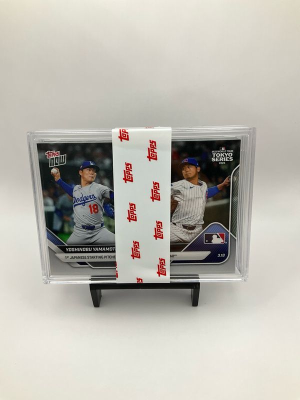 Yoshinobu Yamamoto / Shota Imanaga - 2025 MLB  Card  Topps NOW Slider Box