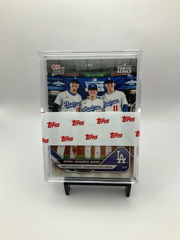 Triple Dodgers Cards -2025 MLB  Card  Topps NOW Slider Box