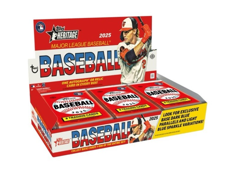 2025 TOPPS HERITAGE BASEBALL HOBBY