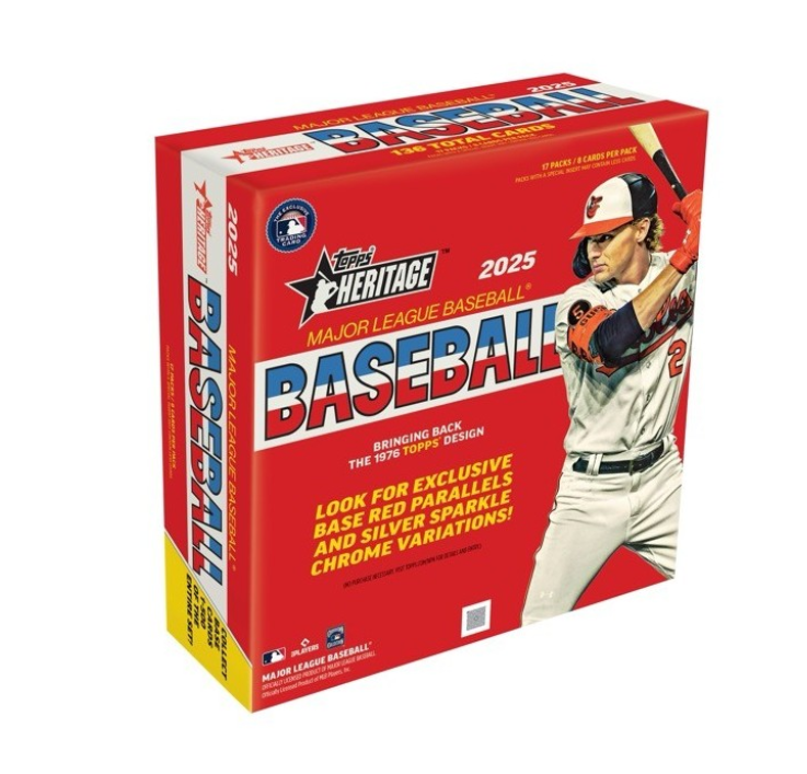 2025 TOPPS HERITAGE BASEBALL MEGA BOX