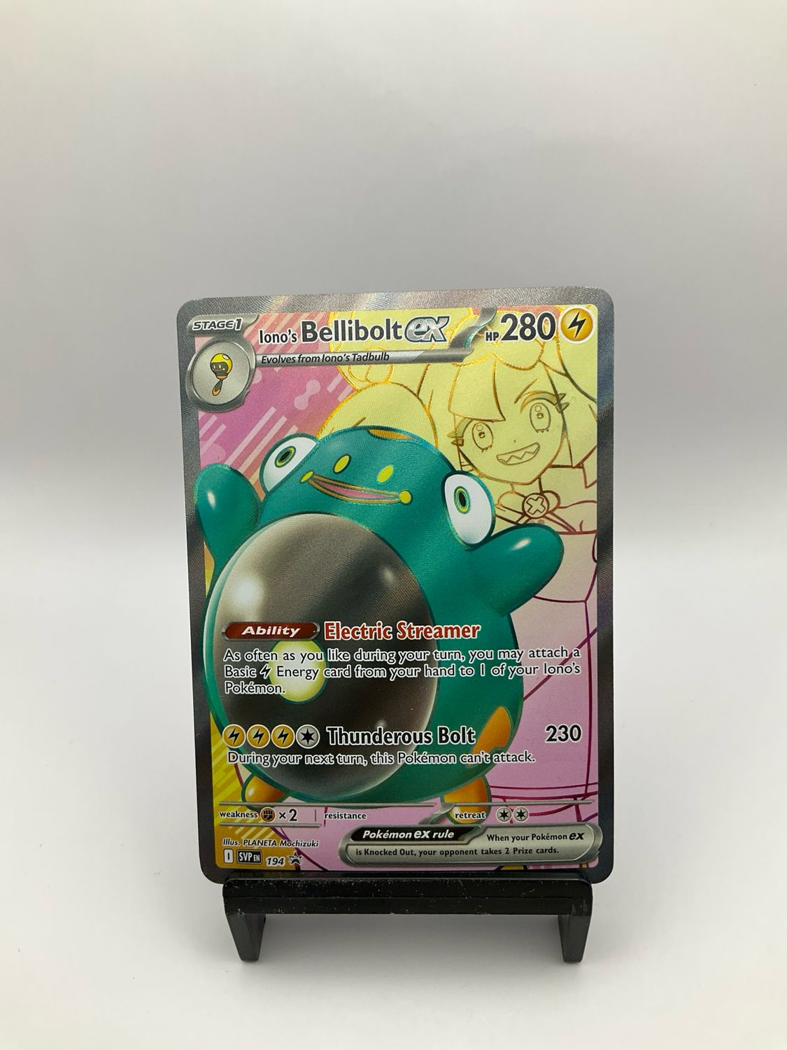 Iono&#39;s Bellibolt Ex Promo 194 Pokemon TCG - Black Star Promo