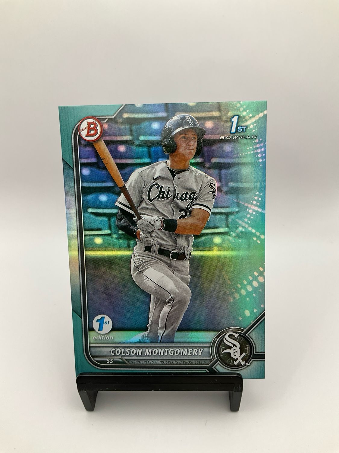 20222 TOPPS BOWMAN 1ST COLSON MONTGOMERY AQUA