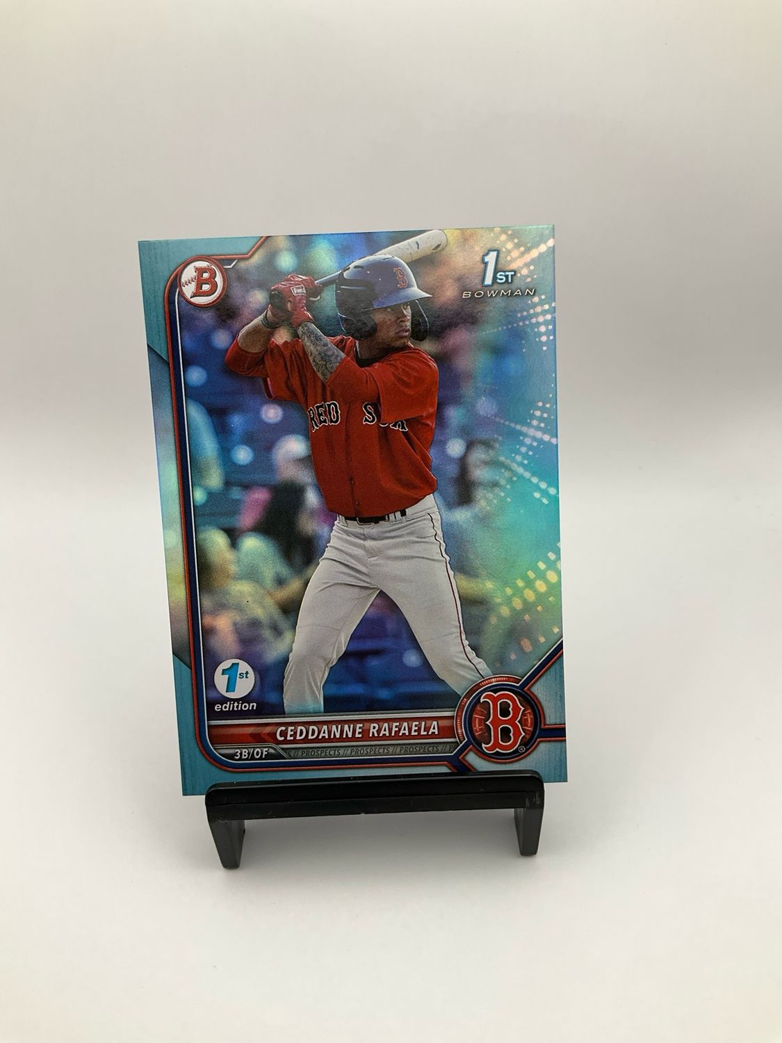 2022 TOPPS BOMWAN 1ST CEDDANNE RAFAELA AQUA CHROME