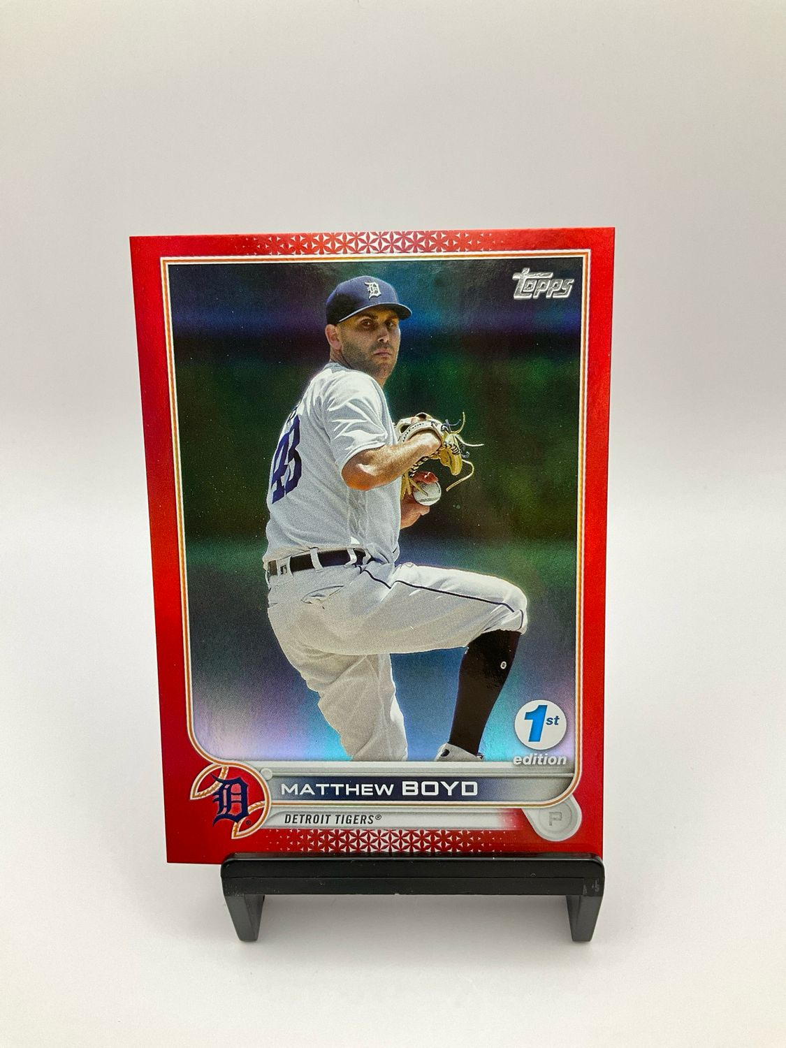 2022 TOPPS BOWMAN 1ST EDITION MATTHEW BOYD RED CHROME 33/50