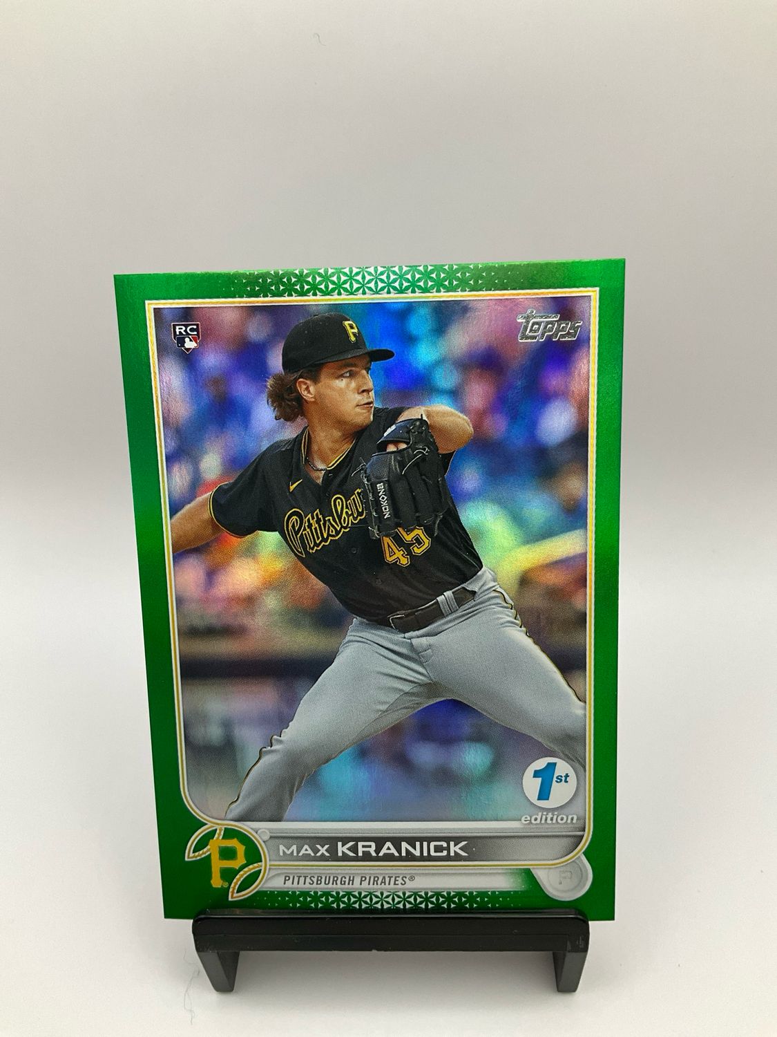 2022 TOPPS BOWMAN 1ST EDITION MAX KRANICK GREEN CHROME 106/150