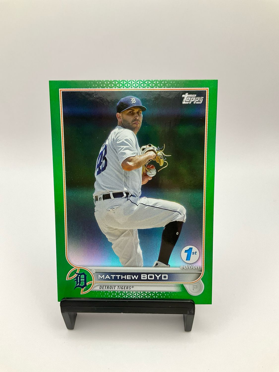 2022 TOPPS BOWMAN MATTHEW BOYD GREEN CHROME 125/150