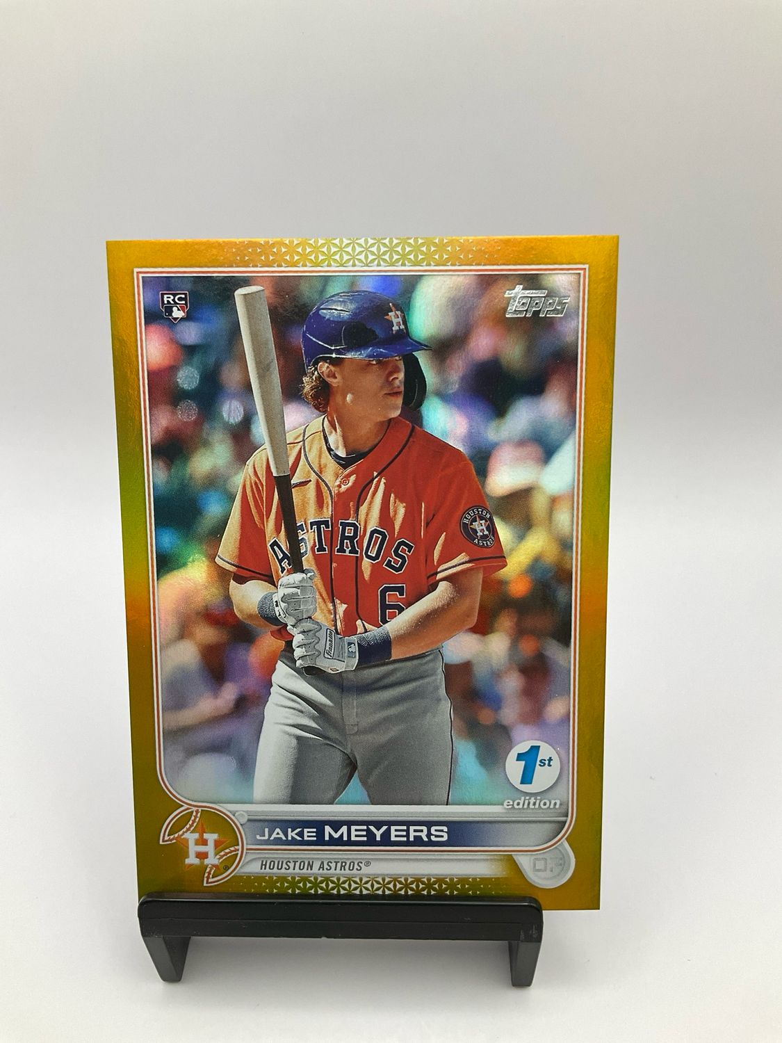 2022 TOPPS BOWMAN 1ST EDITION JAKE MEYERS GOLD CHROME