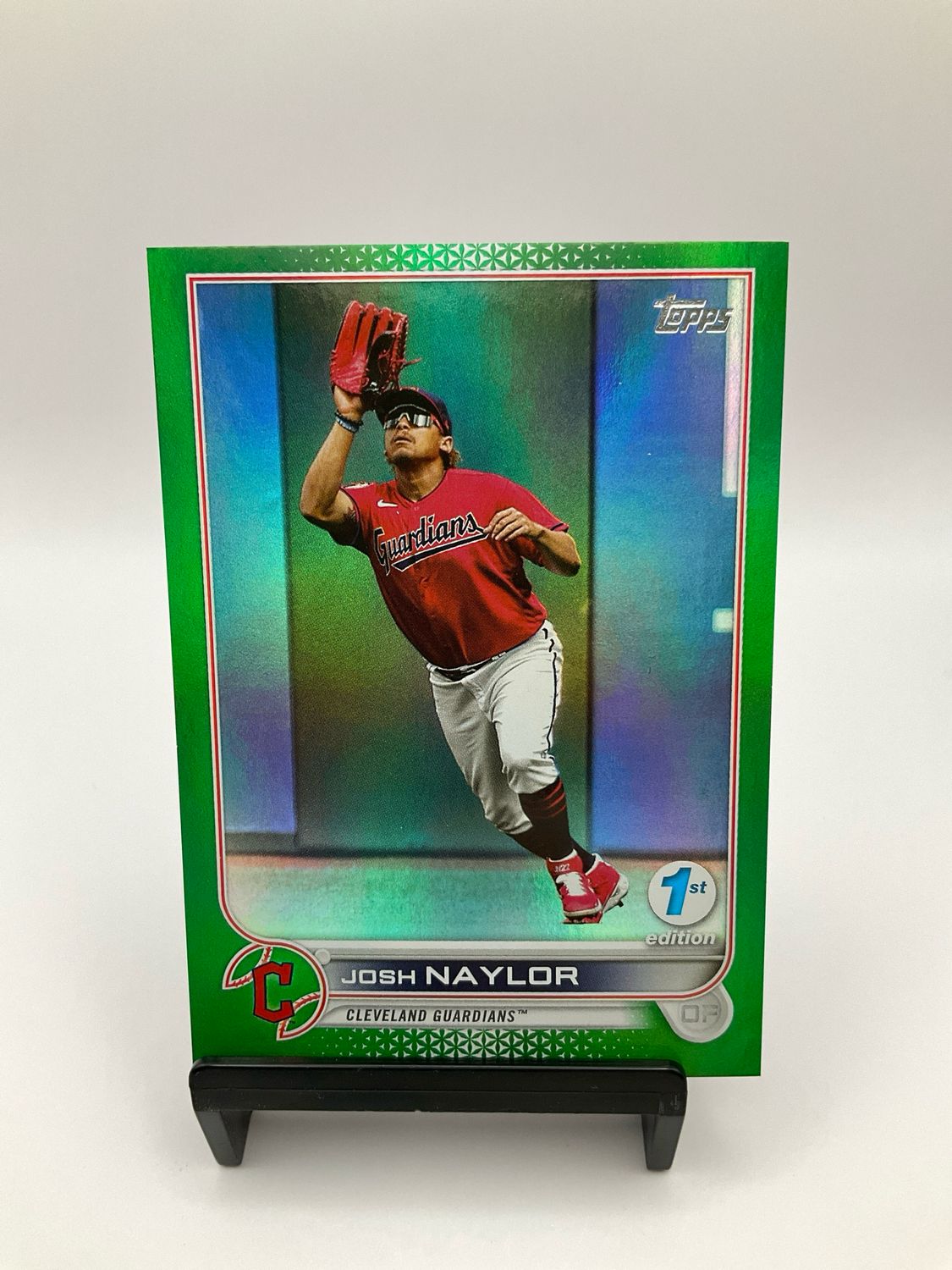2022 TOPPS BOWMAN 1ST EDITION JOSH NAYLOR GREEN CHROME 129/150