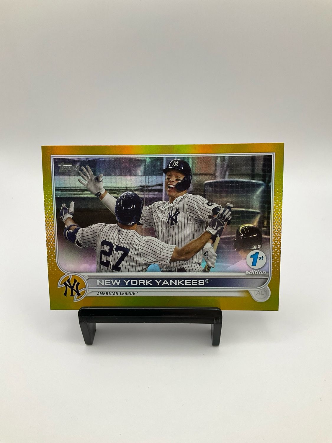 2022 TOPPS 1ST EDITION NEW YORK YANKEES GOLD CHROME