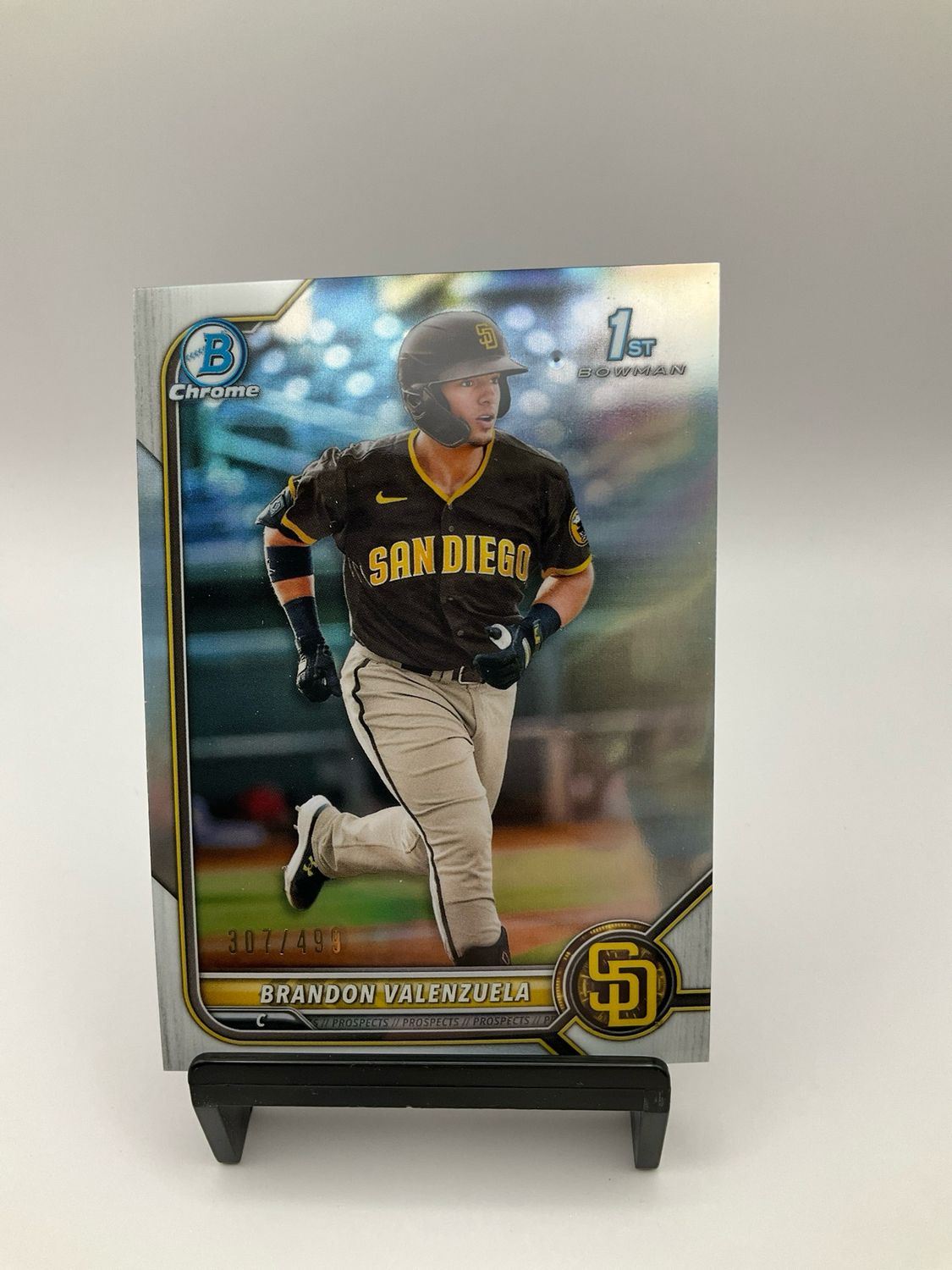 2022 TOPPS BOWMAN CHROME BRANDON VALENZUELA 307/499