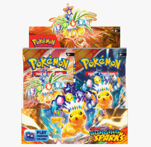 SCARLET AND VIOLET SURGING SPARKS BOOSTER