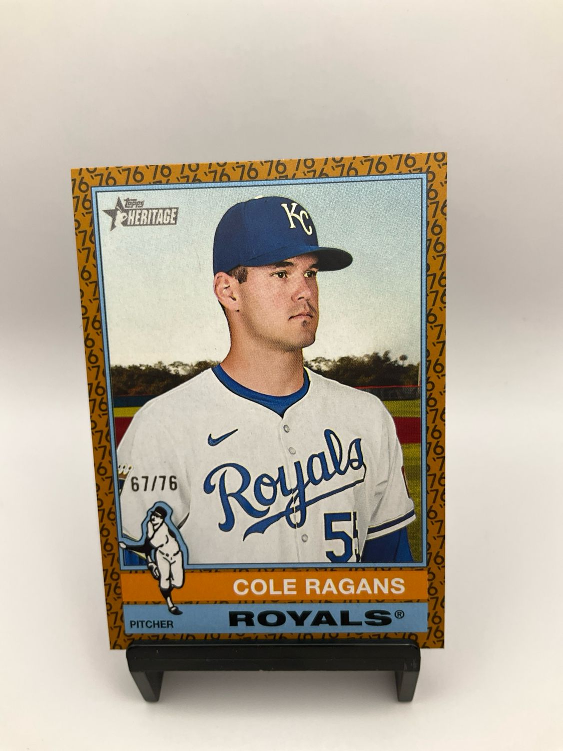 2025 TOPPS HERITAGE COLE RAGANS 76 BORDER 67/76