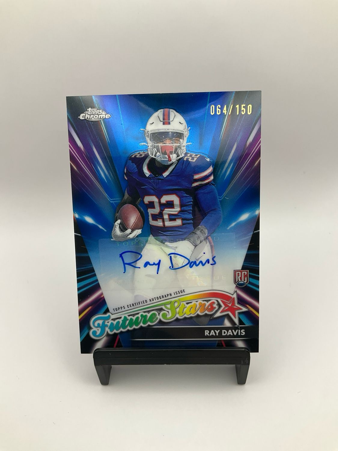 2024 TOPPS CHROME FUTURE STARS RAY DAVIS AUTO 064/150