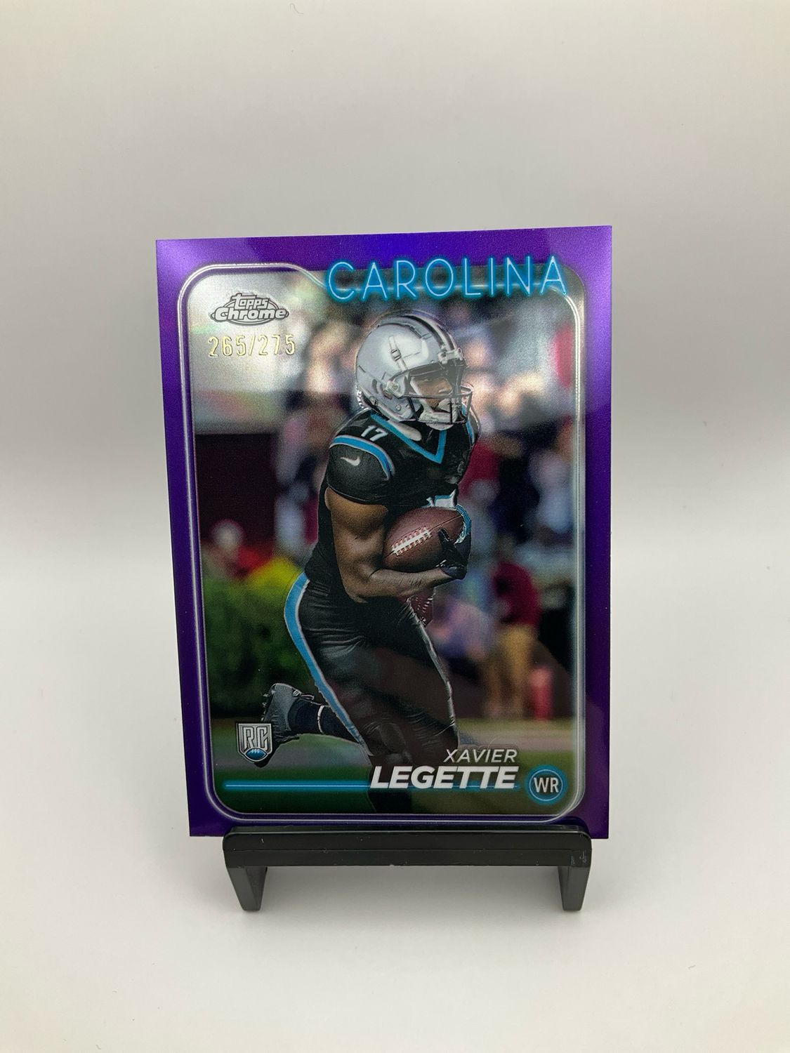 2024 TOPPS CHROME XAVIER LEGETTE PURPLE 265/275