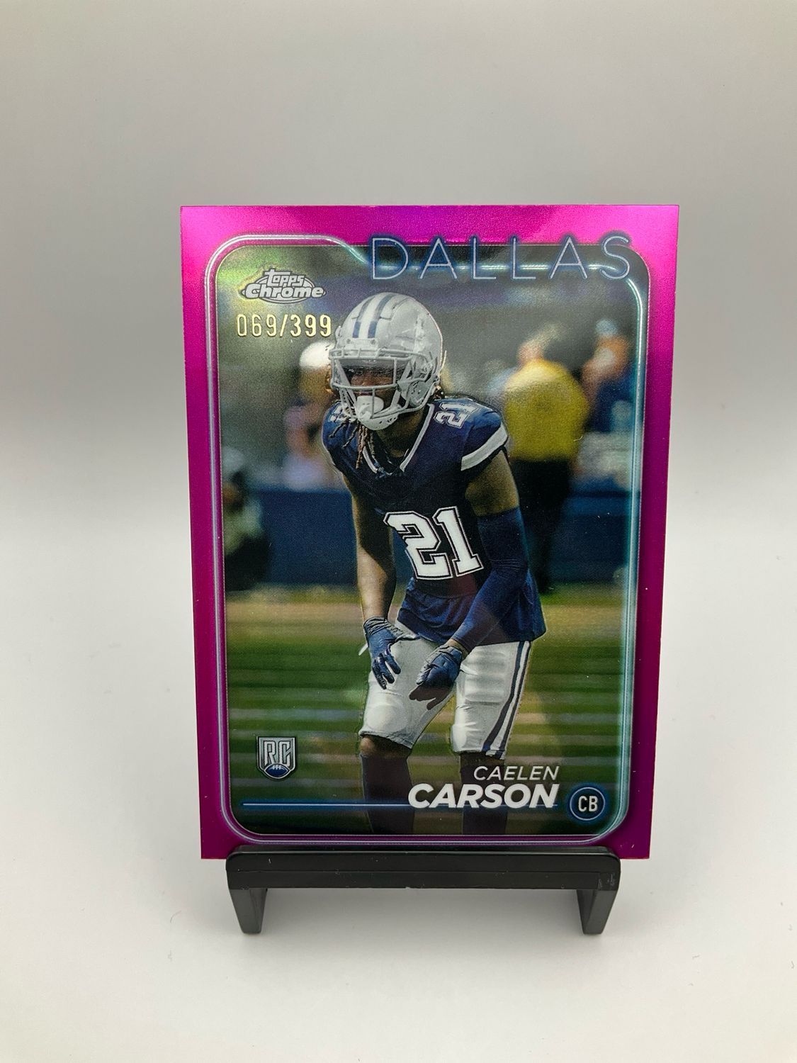 2024 TOPPS CHROME PINK CAELEN CARSON 069/399