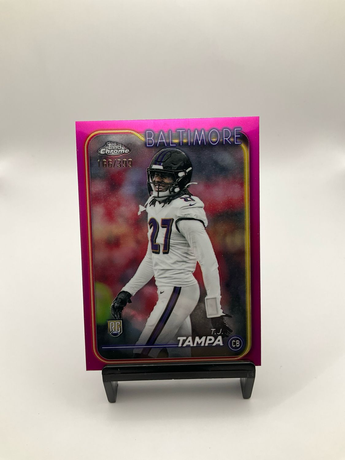 2024 TOPPS CHROME TJ TAMPA PINK 166/399