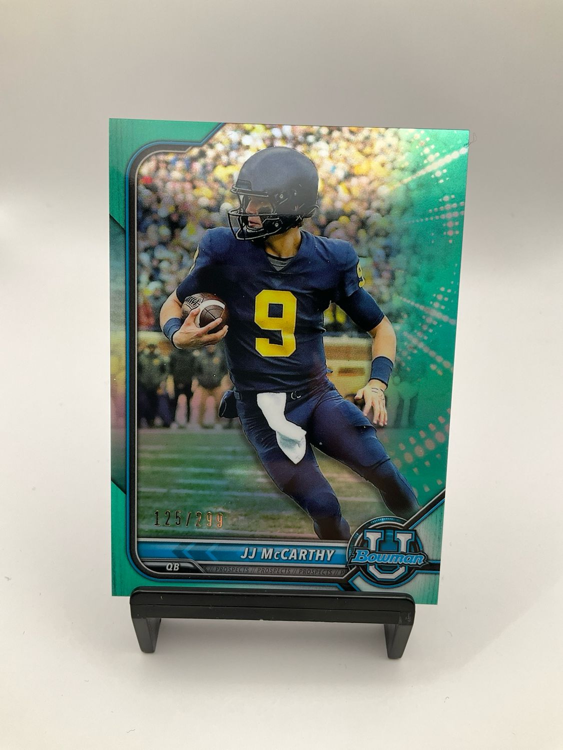 2022 BOWMAN UNIVERSITY JJ MCCARTHY AQUA 125/199