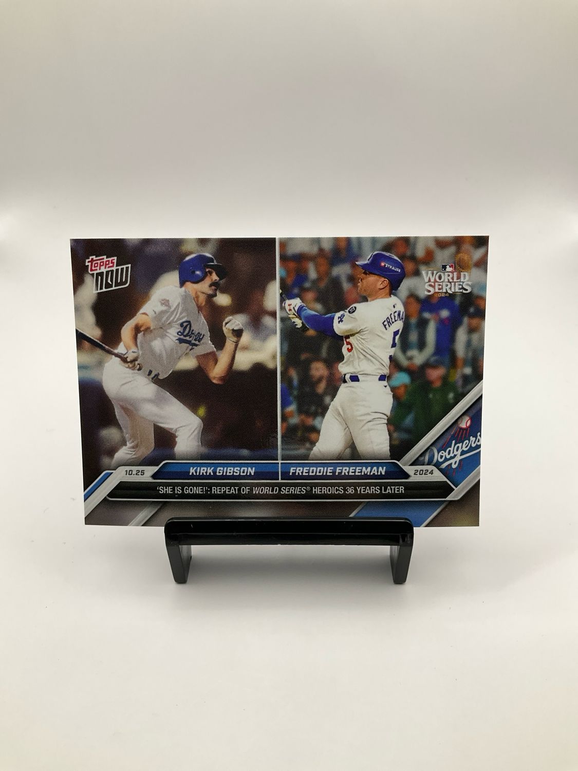 2024 TOPPS NOW KIRK GIBSON/FREDDIE FREEMAN KGFF