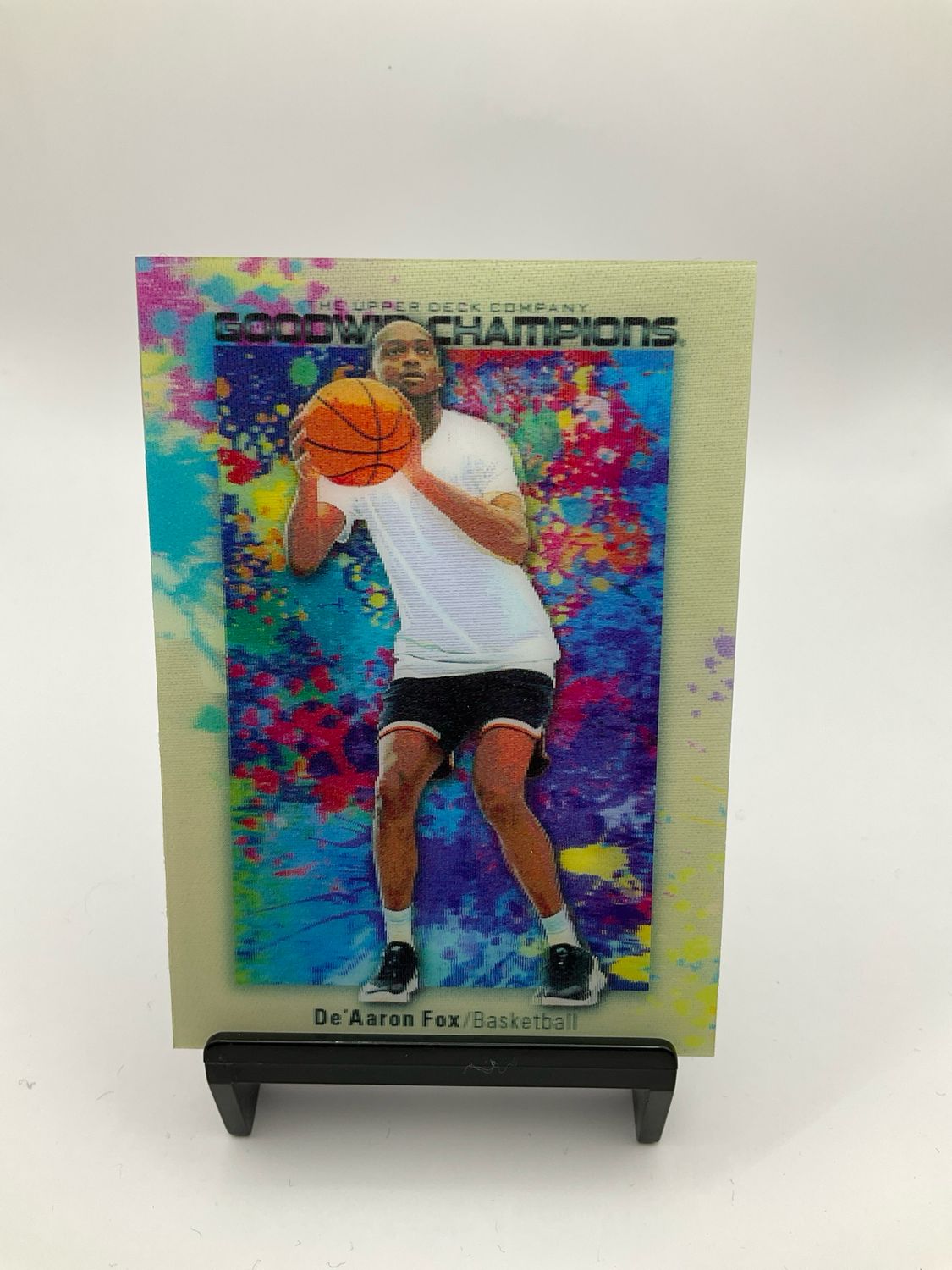 2024 UD GOODWIN CHAMPIONS DE&#39;AARON FOX SPLASHES OF COLOR