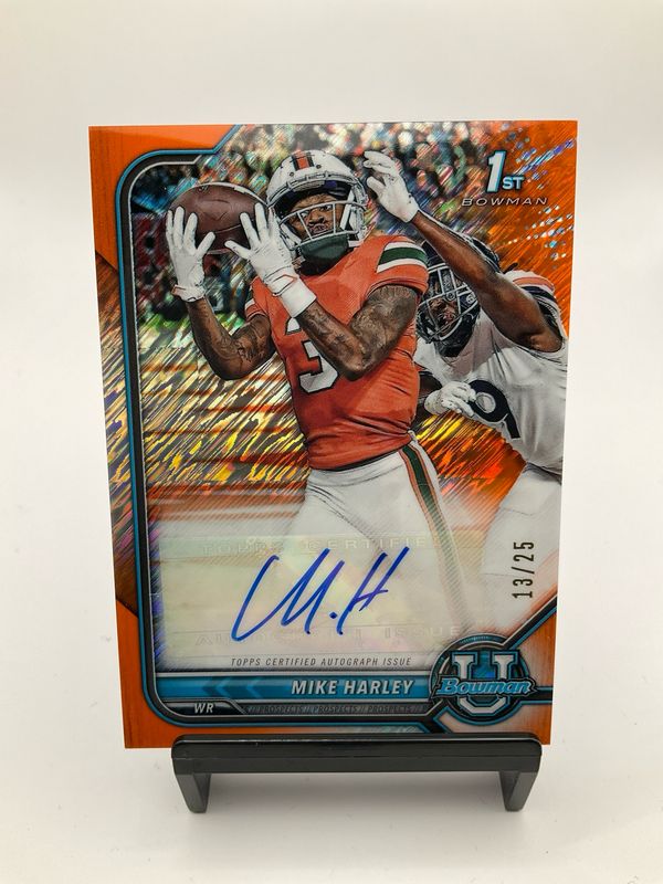 2022 BOMWAN UNIVERSITY ORANGE SHIMMER MIKE HARLEY AUTO 13/25