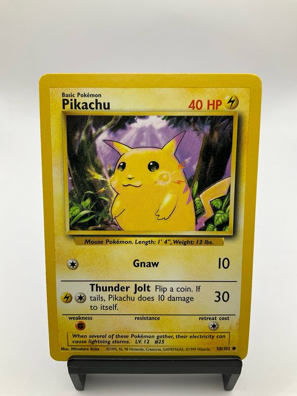 POKEMON PIKACHU BASE 58/102