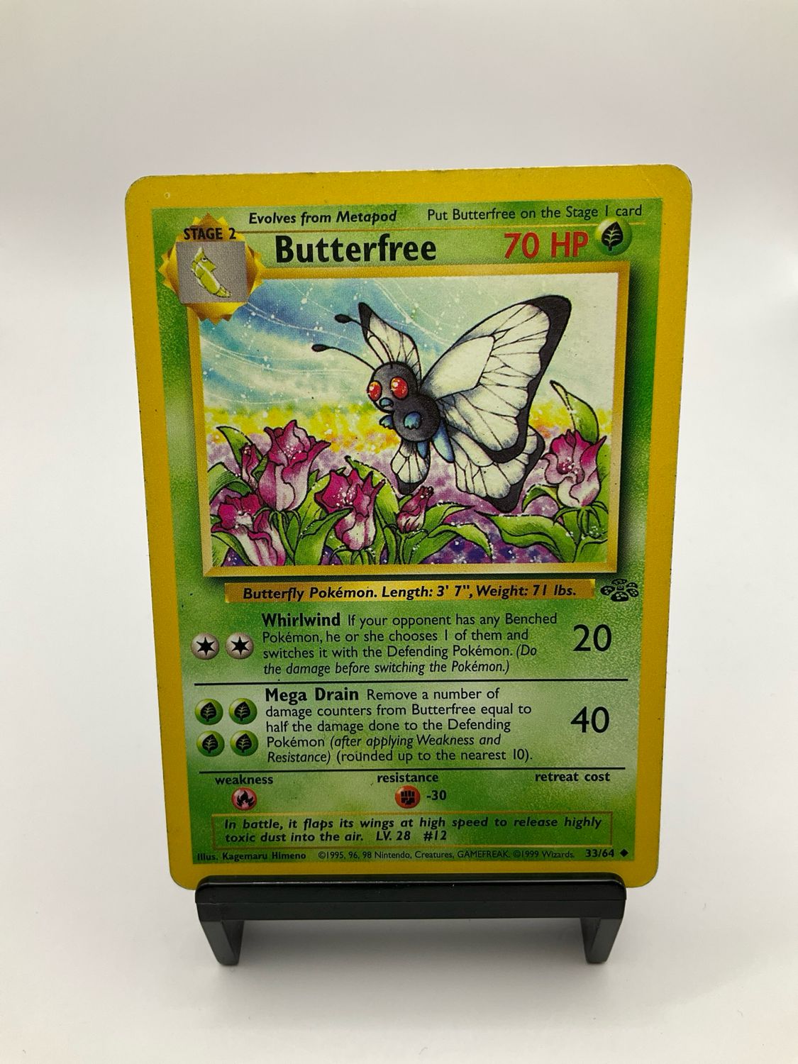 POKEMON BUTTERFREE JUNGLE BASE 33/64
