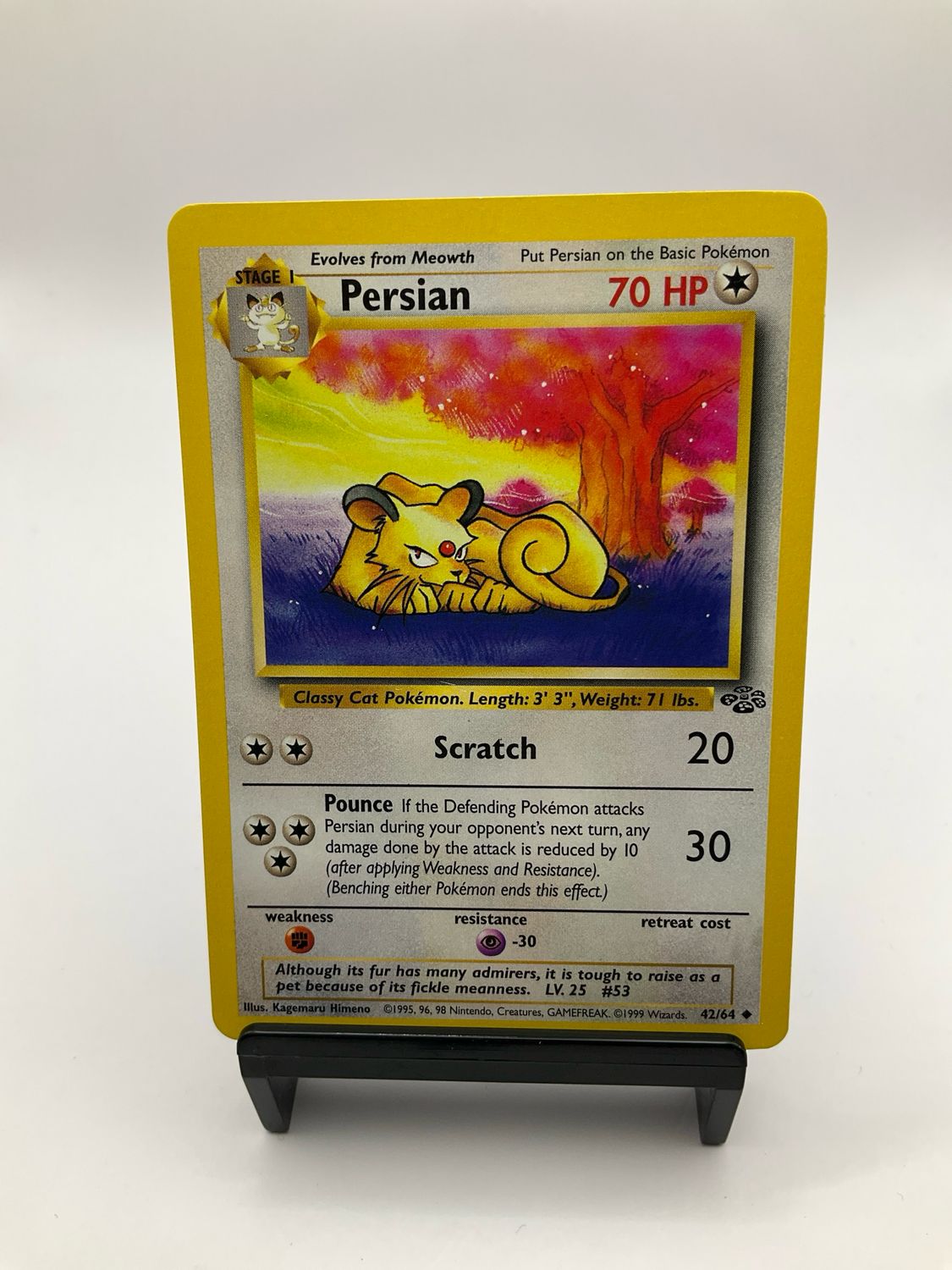 POKEMON PERSIAN JUNGLE BASE 42/64