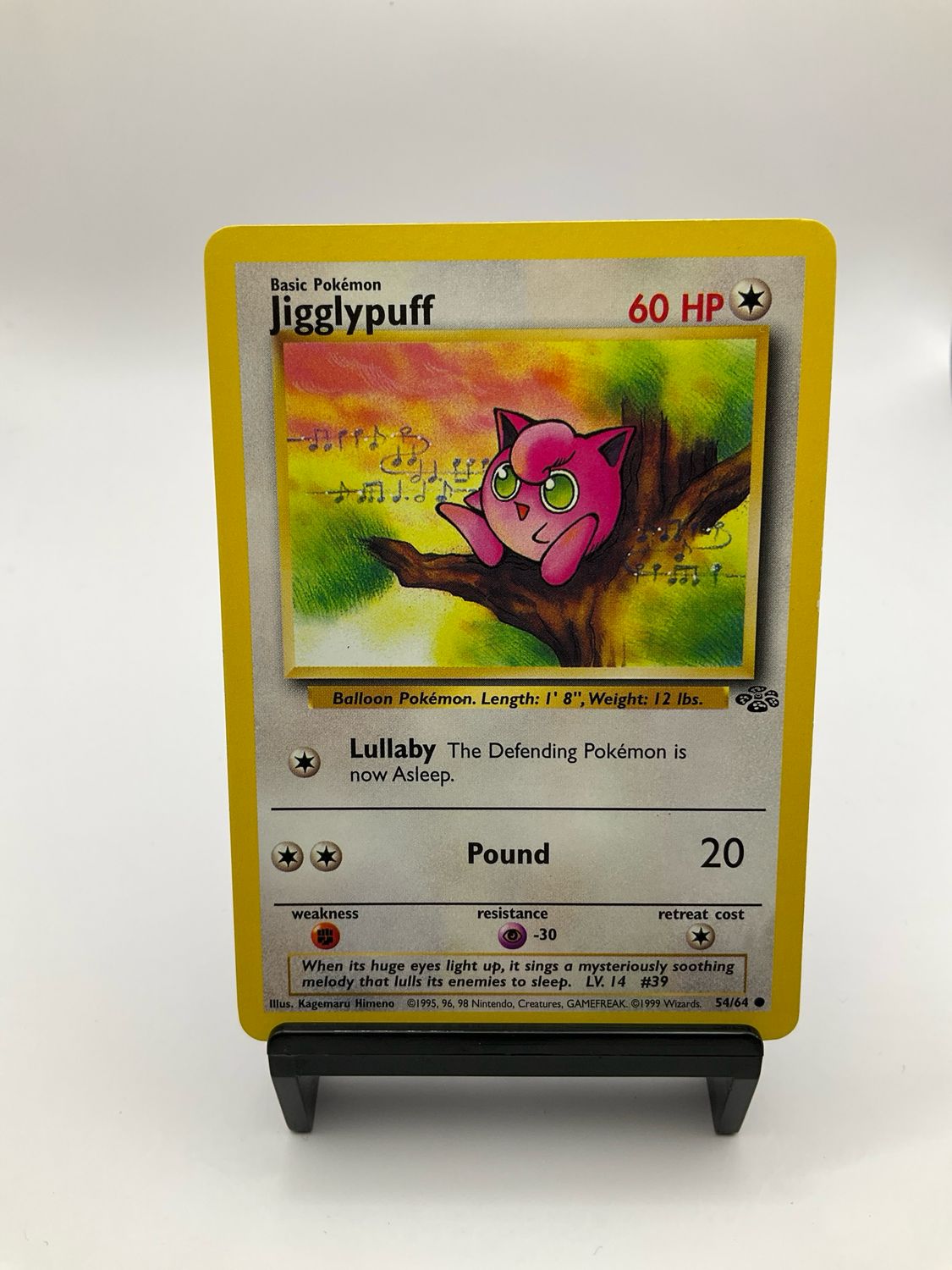 POKEMON JIGGLYPUFF JUNGLE BASE 54/64