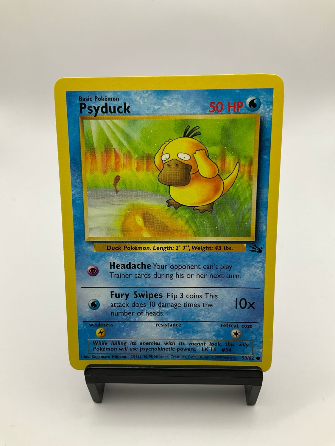POKEMON PSYDUCK FOSSIL BASE 53/62